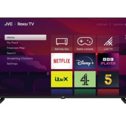 JVC LT-43CR530 Roku TV Smart 4K Ultra HD HDR LED TV, Black