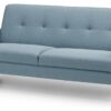 Julian Bowen Monza Fabric 3 Seater Sofa - Blue