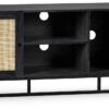 Julian Bowen Padstow 2 Door TV Unit - Black