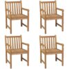 Karinne Stacking Teak Patio Dining Armchair