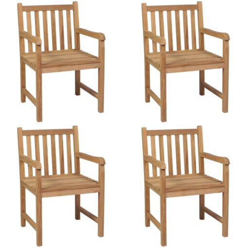 Karinne Stacking Teak Patio Dining Armchair