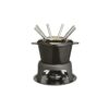 Kitchen Craft - Master Class Cast Iron Enamelled Black Fondue Set