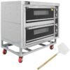 Kukoo - Commercial Baking & Pizza Oven, Large Twin Deck Stone Base,