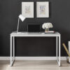 Kynlyn Modern Design Computer Desk - Home Office Desk, Melamine Scratch Resistant Surface