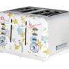 LAURA ASHLEY VQSBT583WSUK 4-Slice Toaster - Elveden White