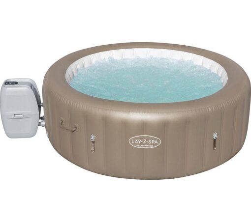 LAY-Z-SPA Palm Springs AirJet Inflatable Hot Tub - Beige