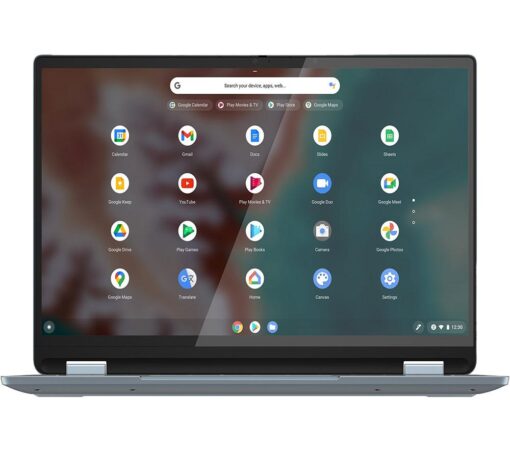 LENOVO IdeaPad Flex 5 14" 2 in 1 Chromebook Plus - Intel®Core™ i3, 256 GB SSD, Blue, Blue