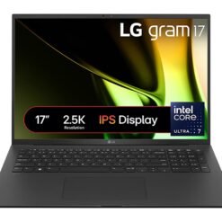 LG Gram 17Z90S-G.AD7BA1 17" Laptop - Intel®Core™ Ultra 7, 2 TB SSD, Black, Black