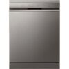 LG QuadWash DF355FP Full-Size WiFi-enabled Dishwasher - Platinum Silver, Silver/Grey