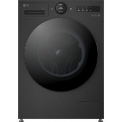 LG VX75 Series AI Direct Drive F4X7511TBB WiFi-enabled 11 kg 1400 Spin Washing Machine - Matte Black, Black