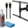 LOGIK LFMSKM16 Full Motion TV Bracket Starter Kit, Black