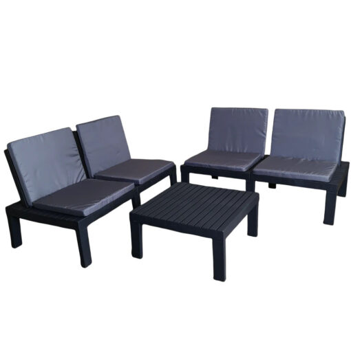 Lauresha 4 - Person Seating Group with Cushions