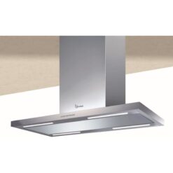 Lea island hood 90x60 cm. - Stainless steel - 900 m3/h - Drydrop - Baraldi