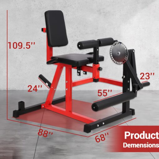 Leg Extension And Machine, Adjustable Leg Exercise Bench, Lower Body Special Leg Machine For Home Gym