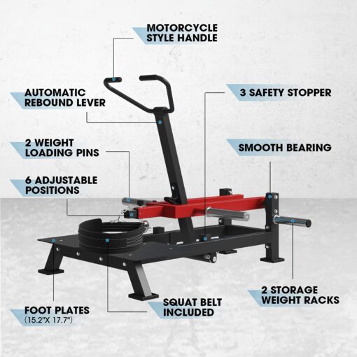 Leg For , Weightlifting - 4 Positions, 800lb Weight