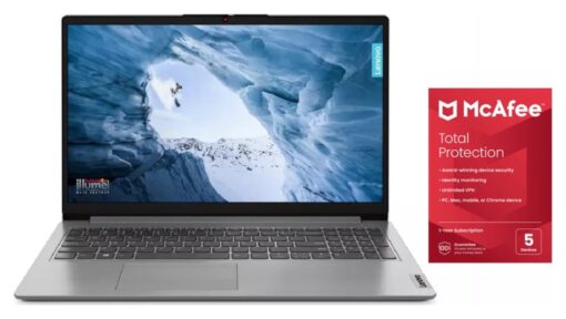 Lenovo IdeaPad 3 15.6in i7 16GB 512GB Laptop Bundle - Blue