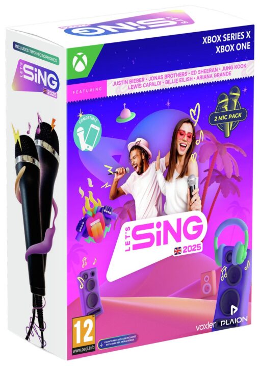 Let's Sing 2025 Xbox Game With 2 Mics Pre-Order