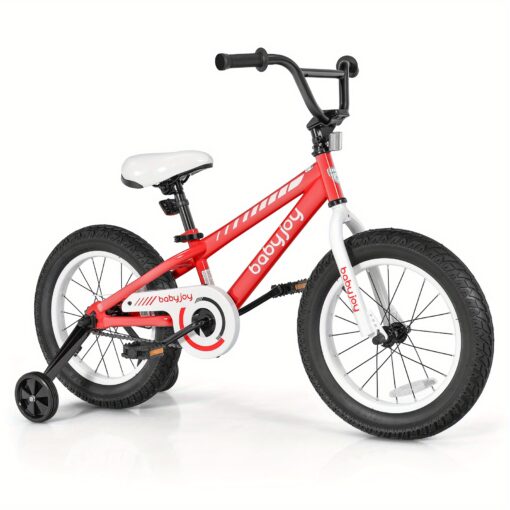 Lifezeal 16" Kids Bike Bicycle W/ Training Wheels For 5-8 Years Old Girls Boys