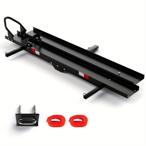 Lifezeal Bike Motorcycle Carrier Truck Pick Up Hitch Rack Trailer Ramp