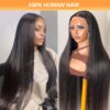 Luxurious Straight Hd Lace Front Wig For Women - Pre-plucked 13x4 Brazilian Human Hair, 150% Density, , For All Races, 22-30 Inches