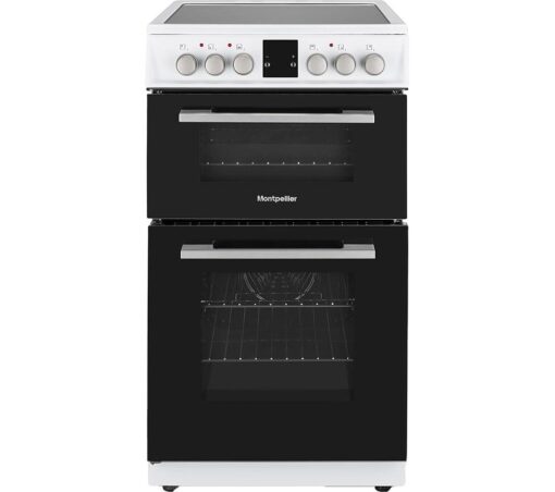 MONTPELLIER MDOC50FW 50 cm Electric Ceramic Cooker - White, White