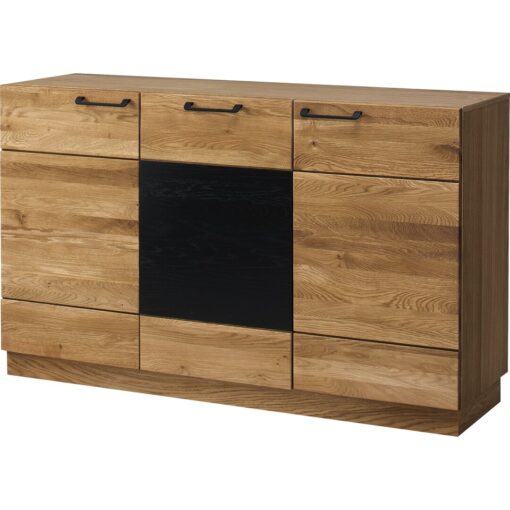 MOSAIC Manufactured + Solid Oak Wood 3-Door Sideboard