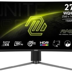 MSI MAG 27CQ6F 27 Inch 180Hz WQHD Gaming Monitor