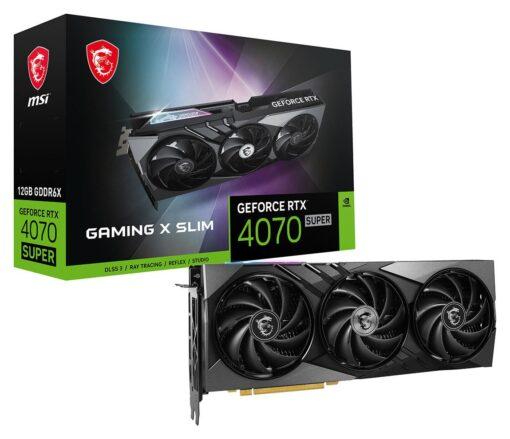 MSI Nvidia RTX 4070 Super X Slim 12GB Graphics Card