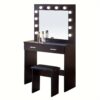 Makeup And , Dressing , 2 Drawers, Dressing 12 Led And 3 , Stool For Women, 's