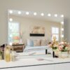 Makeup Vanity Mirror With Lights Usb Charging For Phones Tabletop Wall Mount 32''x23''