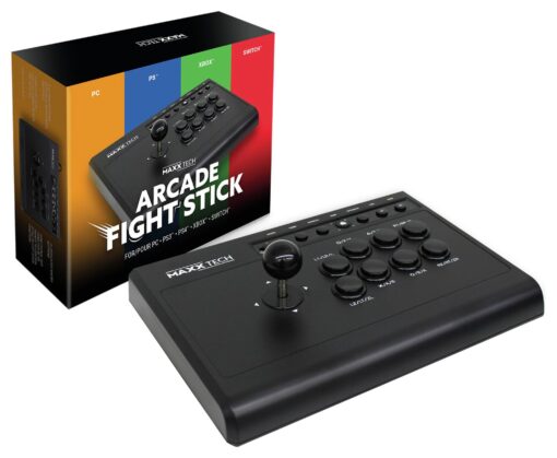 Maxx Tech Arcade Fight Stick For PC, PS3, PS4, Xbox, Switch