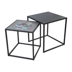 Minecraft side table, coffee table, set of 2