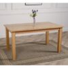 Modern Furniture Direct - Oslo 150cm Medium Solid Oak Dining Table