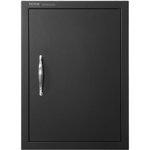 Mophorn - bbq Access Door, 415x570 mm Single Outdoor Kitchen Door, Cold Plate Flush Mount Door, Wall Vertical Door with Handle, for bbq Island,