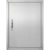 Mophorn - bbq Access Door, 508x686 mm Single Outdoor Kitchen Door, Stainless Steel Flush Mount Door, Wall Vertical Door with Handle, for bbq Island,