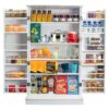 Multifunctional Pantry Cupboard, Sideboards & Cabinets Adjustable Shelves & - Free Standing Storage , , Furniture For Dining, & Pantry - 103cm Tall