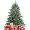 Multigot 6ft Artificial Christmas Spruce Hinged Tree W/ 892 Mixed Pe & Pvc Tips