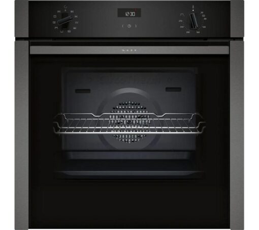 NEFF Slide&Hide N50 B3ACE4HG0B Electric Oven - Graphite, Silver/Grey,Black