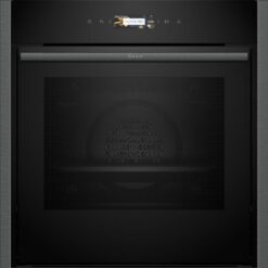 NEFF Slide&Hide N70 B54CR31G0B Electric Pyrolytic Smart Oven - Graphite, Silver/Grey