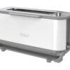 NINJA Foodi ST200UKWH 3-in-1 Toaster, Grill & Panini Press - White, White