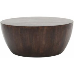 Natural Solid Dark Mango Wood Coffee Table