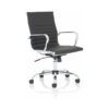 Nola Medium Black Soft Bonded Leather Executive Chair - Dynamic