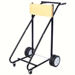 Outboard Boat Motor Stand, Engine Carrier Cart Dolly For Storage, 315lbs Weight Capacity, W/wheels (wood)