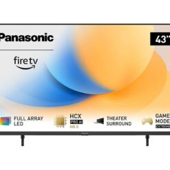 PANASONIC TV-43W90AEB Smart 4K Ultra HD HDR LED TV with Amazon Alexa, Black