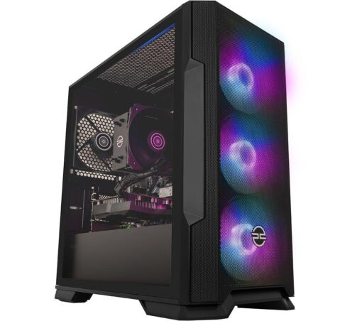 PCSPECIALIST Icon 211 Gaming PC - AMD Ryzen™ 5, RTX 3050, 1 TB SSD, Black