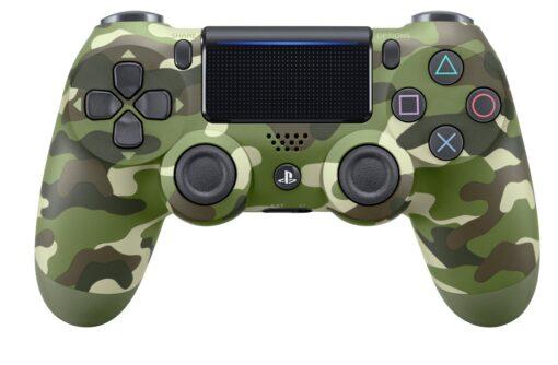 PS4 DualShock 4 V2 Wireless Controller - Green Camo