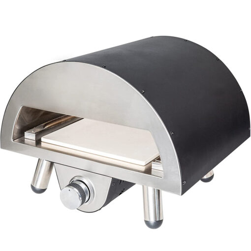 Pizza Oven Gas Fired Portable Table Top Outdoor Kitchen Oven Garden Stone Baked