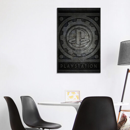 Playstation Metal by Durro Art - Wrapped Canvas Graphic Art