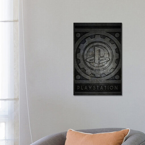 Playstation Metal by Durro Art - Wrapped Canvas Graphic Art