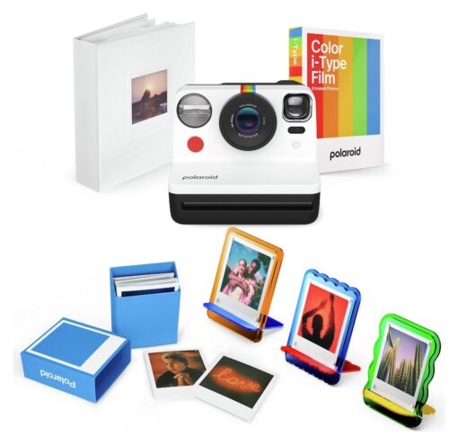 Polaroid Now Gen 2 Instant Camera Bundle - Black & White